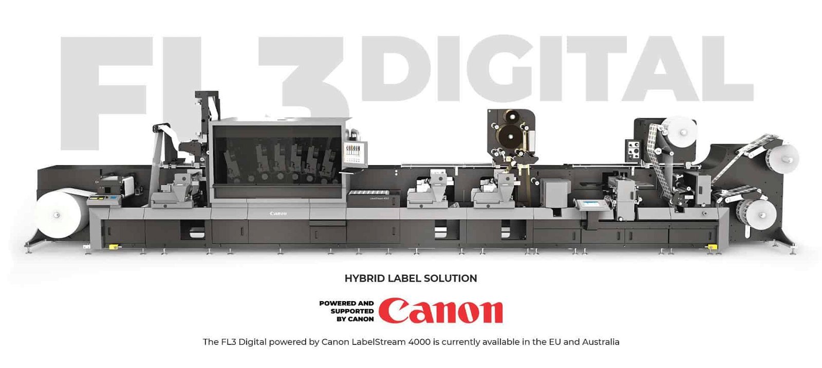 FL3 Digital - POWERED AND SUPPORTED BY CANON-Best Label Production Machine