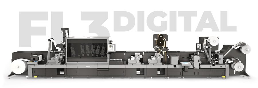 FL3 Digital Label Printing Machine- POWERED AND SUPPORTED BY CANON
